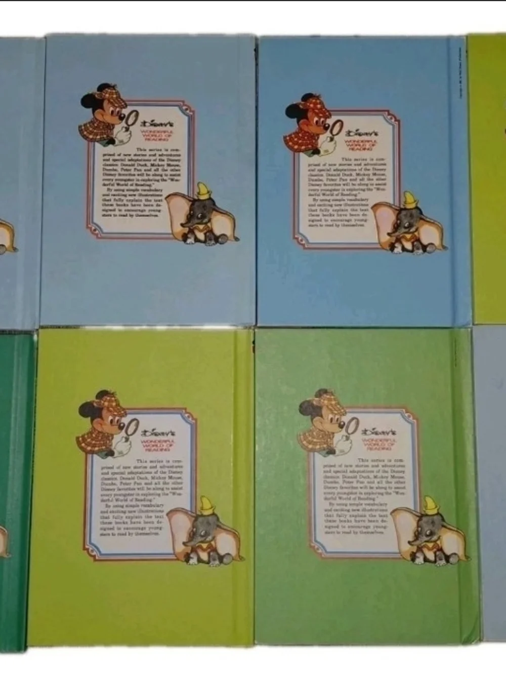 Lot of 26 Vintage Disney's Wonderful World of Reading Hardcover Books Mix